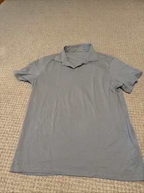 Bonobos Gray Fine-Stripe Polo